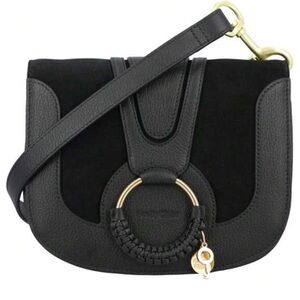 NWT See By Chloe Black Leather Crossbody Bag